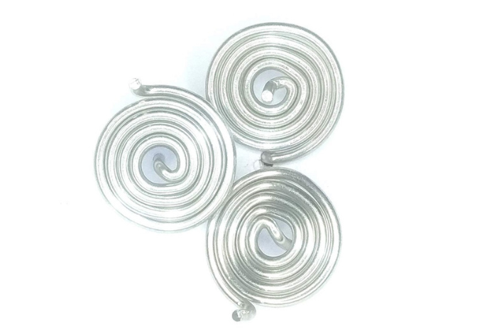 Aluminium Wavy Round Anti Clockwise Spring