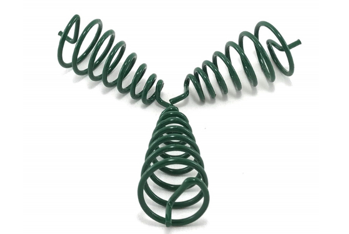 Green Conical Clockwise Spring