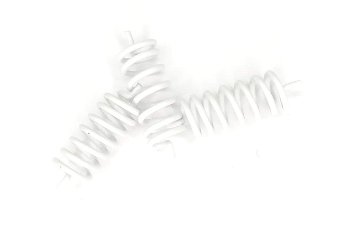 White Round Anti Clockwise Spring